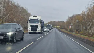 На трассе под Рязанью возникла восьмикилометровая пробка