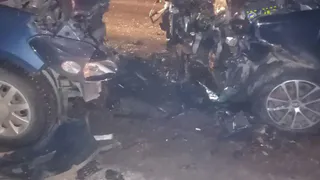 В Марпосадском районе столкнулись две легковушки: погибли два человека