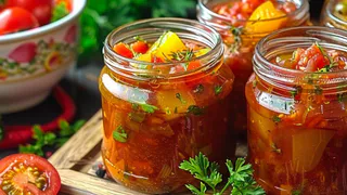 Готовим на зиму «Халявку» — универсальную закуску и вкусный салат: пальчики оближешь