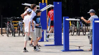 В Нижнекамске работают универсальные спортивные площадки