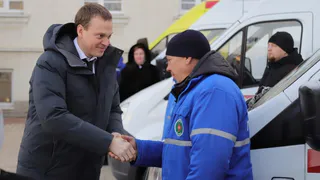 Рязанская область приобрела 15 машин скорой помощи повышенной проходимости