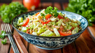 Салат с пекинской капустой "Леди Ди": сочный, нежный и вкусный — у домашних только за ушками пищит от блаженства