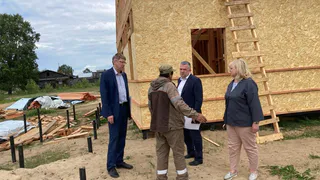 В Коми строительство ФАПов под контролем: заместитель министра здравоохранения побывал на объектах