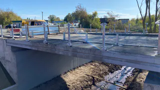 Мост через речку Кривая в Нижнекамском районе откроют в октябре