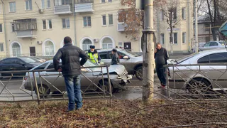 Мелкое ДТП в Рязани: на Куйбышевском шоссе образовалась пробка 