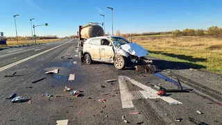 В Скопинском районе произошло массовое ДТП с пострадавшим
