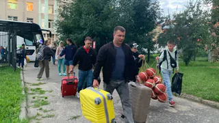 Дети из Курской области прибывают во Владимир