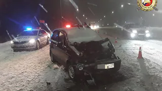 Пьяный водитель, управляющий переполненной машиной, попал в ДТП