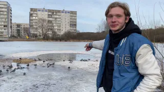 Ковровчанин вытащил из воды двух провалившихся под лёд детей