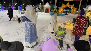 Юные усинцы искали сокровище Деда Мороза в "Мультидроме"