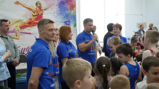 В Коврове юные гимнасты встретились с олимпийскими чемпионами