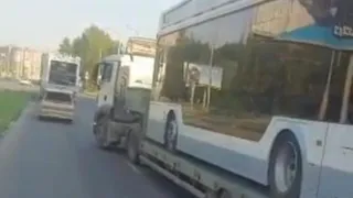 В Рязани засняли новые низкопольные троллейбусы «Адмирал»