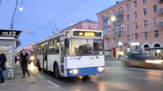 В центре Рязани троллейбус сбил 19-летнего велосипедиста