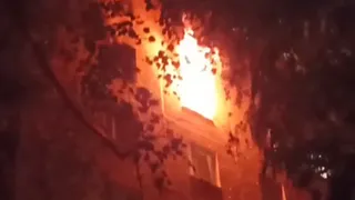 На улице Крупской в Рязани в пожаре пострадали мать и сын