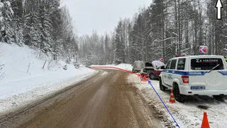 В одном из районов Коми две иномарки не поделили дорогу