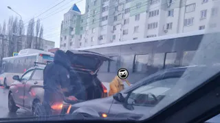 В Пензе возле торгового центра Онежский произошла авария