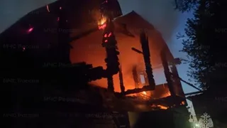 Ночью во Владимире загорелся частный дом на улице Ивановской-Подгорной