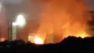 В Недостоеве на предприятии сжигают пластик