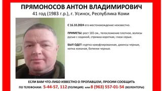 В Коми ищут пропавшего мужчину плотного телосложения