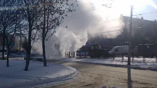 Аварии нет: жителей Дашков взволновал “гейзер” на теплосетях