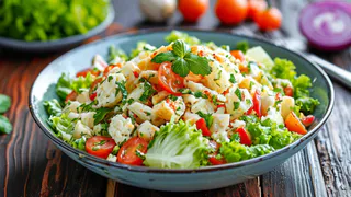 Салат с пекинской капустой "Хрумка": готовится за 5 минут, а съедается на секунду