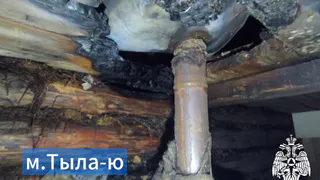 За сутки в Коми загорелись две бани