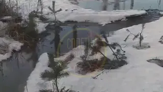 В Покрове слив воды на трассе затопил дома местных жителей