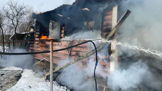 В СНТ «Радуга-3» Александровского района сгорел частный дом