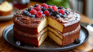 Готовлю торт "Три стакана": нравится всем, готовится 20 минут - сочный без пропитки, можно сразу подавать на стол