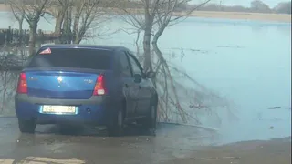 Видео. В Борках из-за половодья люди не могут добраться до своих домов