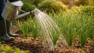 Звучит как вредительство, но работает: зачем опытные огородники в июне льют солевой раствор под чеснок