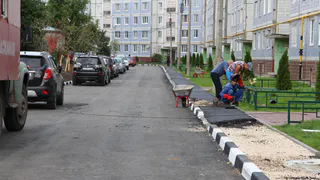 Еще неделя: двор на Бирюзова отремонтировали на 95%