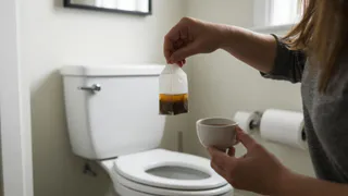 Уходя из дома, закидываю чайный пакетик в унитаз - гениальный совет знакомой горничной