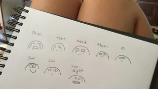 Дни недели в виде эмоций - рисунок 11-летней девочки "взорвал" Интернет