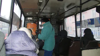 Рязанские автобусы не рассчитаны на холода — в салонах отсутствует отопление