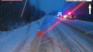 Житель Коми потерял управление машиной и попал в кювет