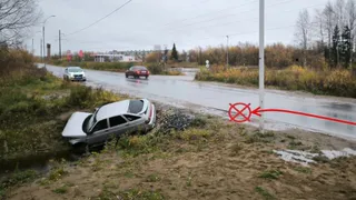 В Коми молодые парни вылетели в кювет на отечественном авто