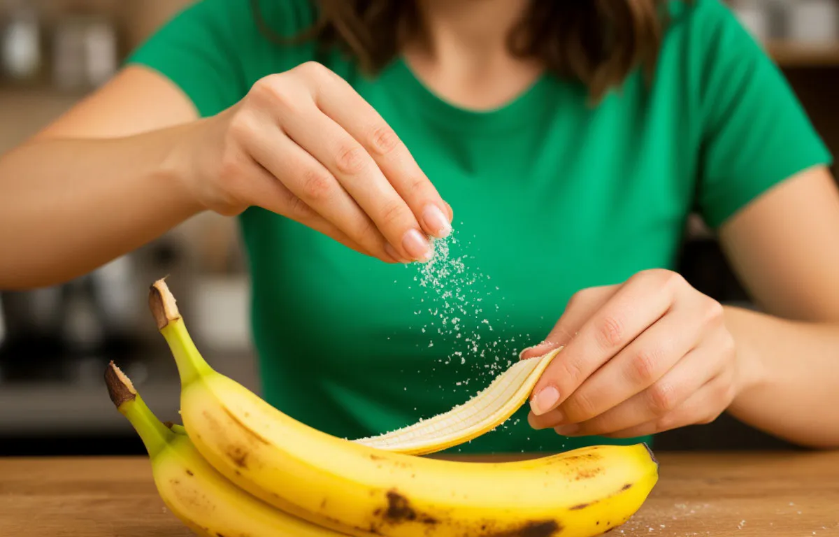 Банановую кожуру посыпаю солью - не нарадуюсь своей смекалке: лучший лайфхак для лентяев