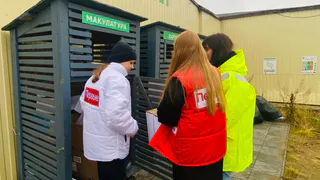 Усинские школьники устроили марафон по сбору макулатуры