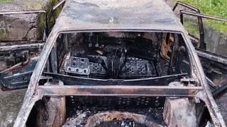 В Заполярье Коми вспыхнул автомобиль из-за неосторожности водителя