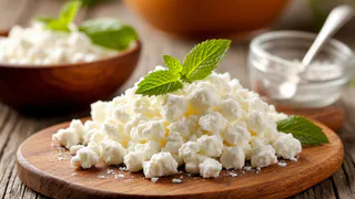 На ночь смешиваем ряженку и сметану: на утро получаю сыр "Филадельфия" — готовится, пока вы спите