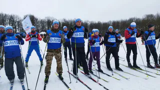 Тысячи владимирцев вышли на старт «Лыжни России-2026» в парке «Дружба»