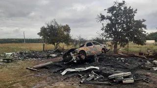 И сарай, и машина: пожар в Рыбновском районе разорил местного жителя