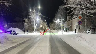 В Коми автомобилист-новичок за рулём Audi сбил человека на "зебре"