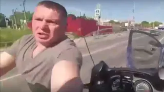 Инцидент на Горького: полиция нашла мужчину, который избил мотоциклиста