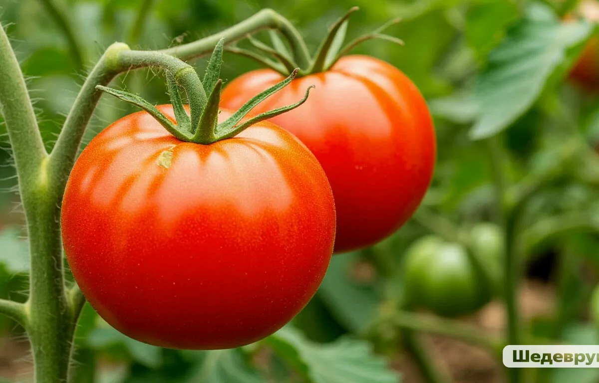 Через 10 дней после высадки томатов — обязательно: 1 литр под куст — и мясистые помидоры собираем вёдрами