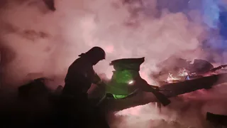 В Александровском районе ночью загорелся дачный дом в деревне Степково