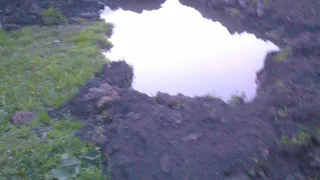 В Рязанской области около детской площадки образовалась яма, глубиной до трех метров