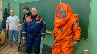 В колледже ВлГУ прошли занятия по защите при авариях с химическими веществами