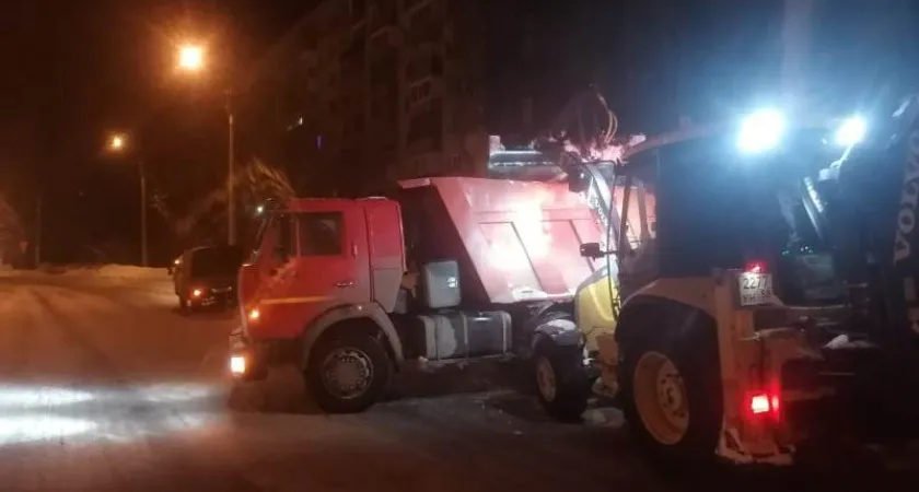 За сутки с улиц Пензы вывезли более 6000 кубометров снега